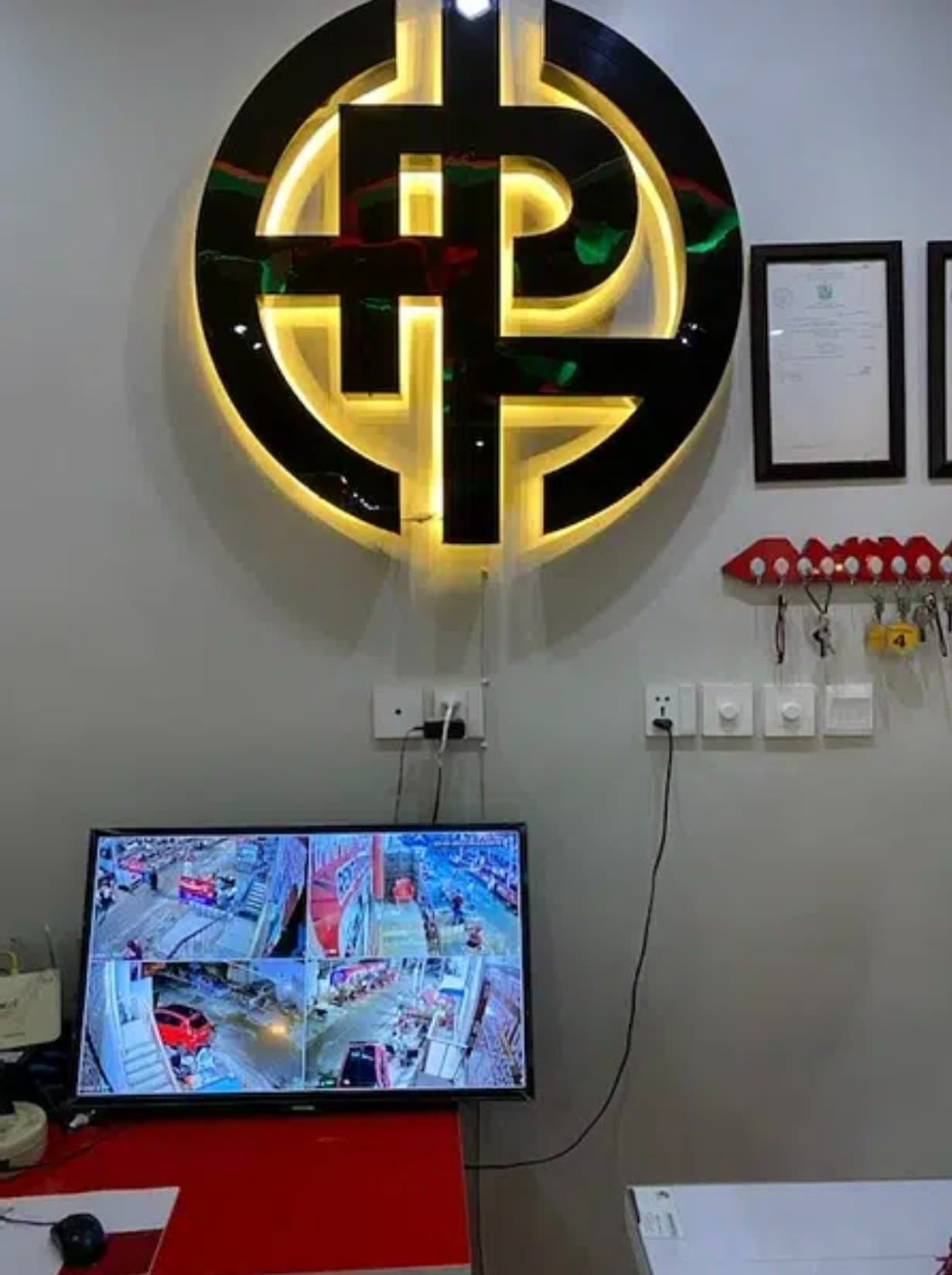 24/7 surveillance with security cameras.